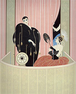 Loge de theatre by Erte