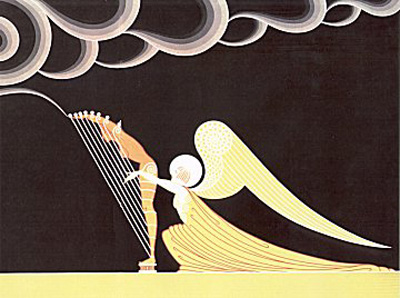 The Angel by Erte