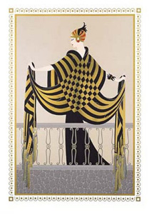 The Balcony by Erte