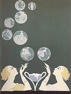 The Bubbles by Erte