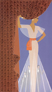 The Curtain by Erte