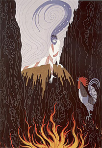 The French Rooster by Erte