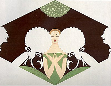 The Suitors by Erte