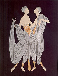 Twins by Erte