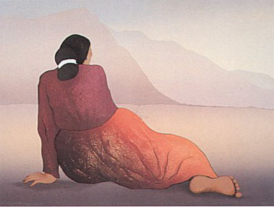 Chuska Woman by R.C. Gorman
