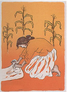Corn Lady by R.C. Gorman