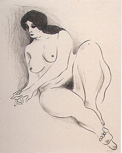Feamle Nude I by R.C. Gorman