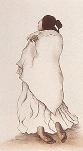 Kneeling Woman   (State II) by R.C. Gorman