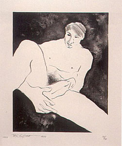 Male Nude by R.C. Gorman