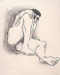 Male Nude II by R.C. Gorman