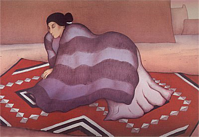 Red Blanket I by R.C. Gorman