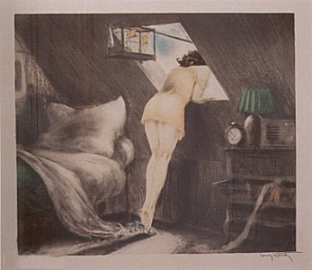 Attic Room by Louis Icart