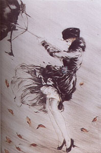 Autumn (Storm) by Louis Icart