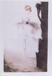 Ballerina on Point by Louis Icart