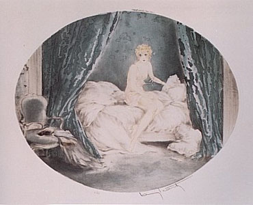 Blue Alcove by Louis Icart