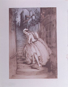 Charm of Montmarte by Louis Icart