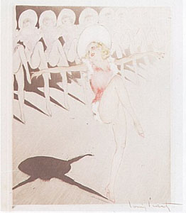 Chorus Line by Louis Icart