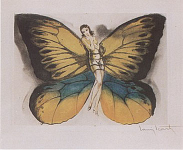 Corseted Butterfly by Louis Icart