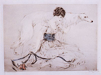 Coursing I by Louis Icart