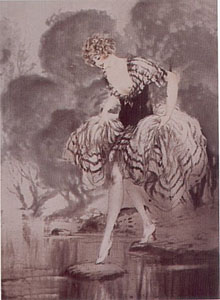 Crossing by Louis Icart