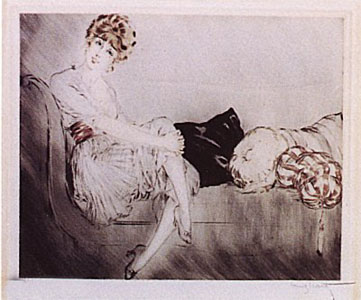 Divan, Le Diven by Louis Icart