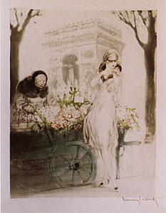 Flower Seller by Louis Icart