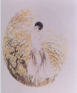 Forsythia by Louis Icart