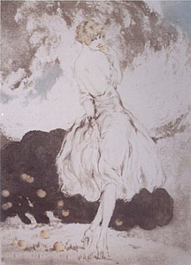 Frobdden Fruit by Louis Icart