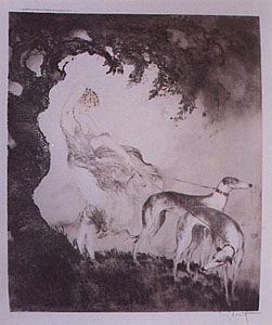 Gust of Wind by Louis Icart