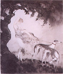 Gust of Wind II by Louis Icart