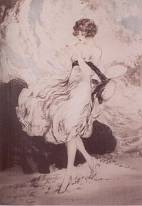 He Loves Me, He Loves Me Not by Louis Icart