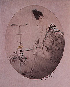 Indiscreet Cockatoo by Louis Icart