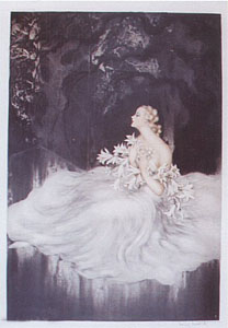 Lilies by Louis Icart