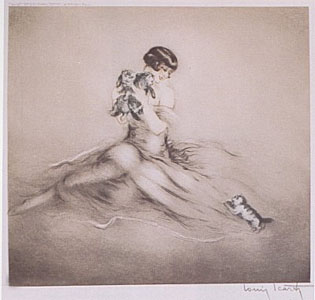 Little Kittens by Louis Icart