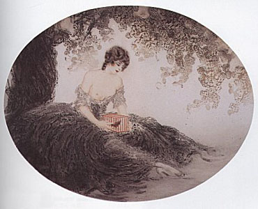 Little Prisoner by Louis Icart