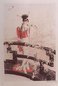 Madame Butterfly by Louis Icart