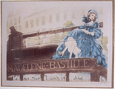 Madeleine-Bastill Bus by Louis Icart