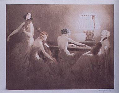Melody Hour by Louis Icart