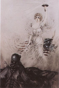 Miss Liberty by Louis Icart