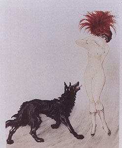 Modesty by Louis Icart