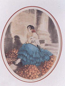 Orange Seller by Louis Icart