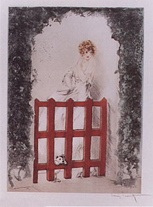 Red Gate by Louis Icart