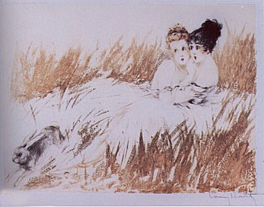 Scared by Louis Icart