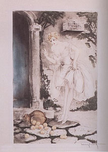 Spilled Apples by Louis Icart