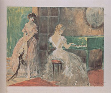 Summer Music by Louis Icart