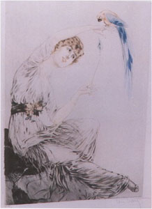 Tickling by Louis Icart