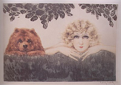 Two Beauties by Louis Icart