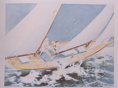 Yachting by Louis Icart