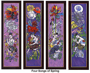 Four Songs of Spring by Jiang
