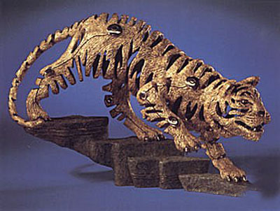 Golden Tiger (Bronze) by Jiang